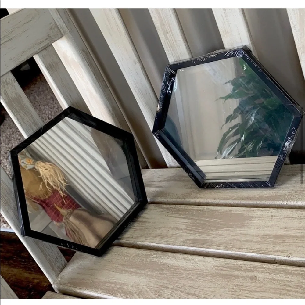 Hexagon Mirror Set (Black) 🪞🆕🪞
